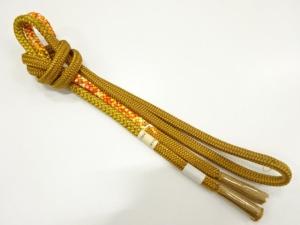 未使用品　正絹　手組帯締め